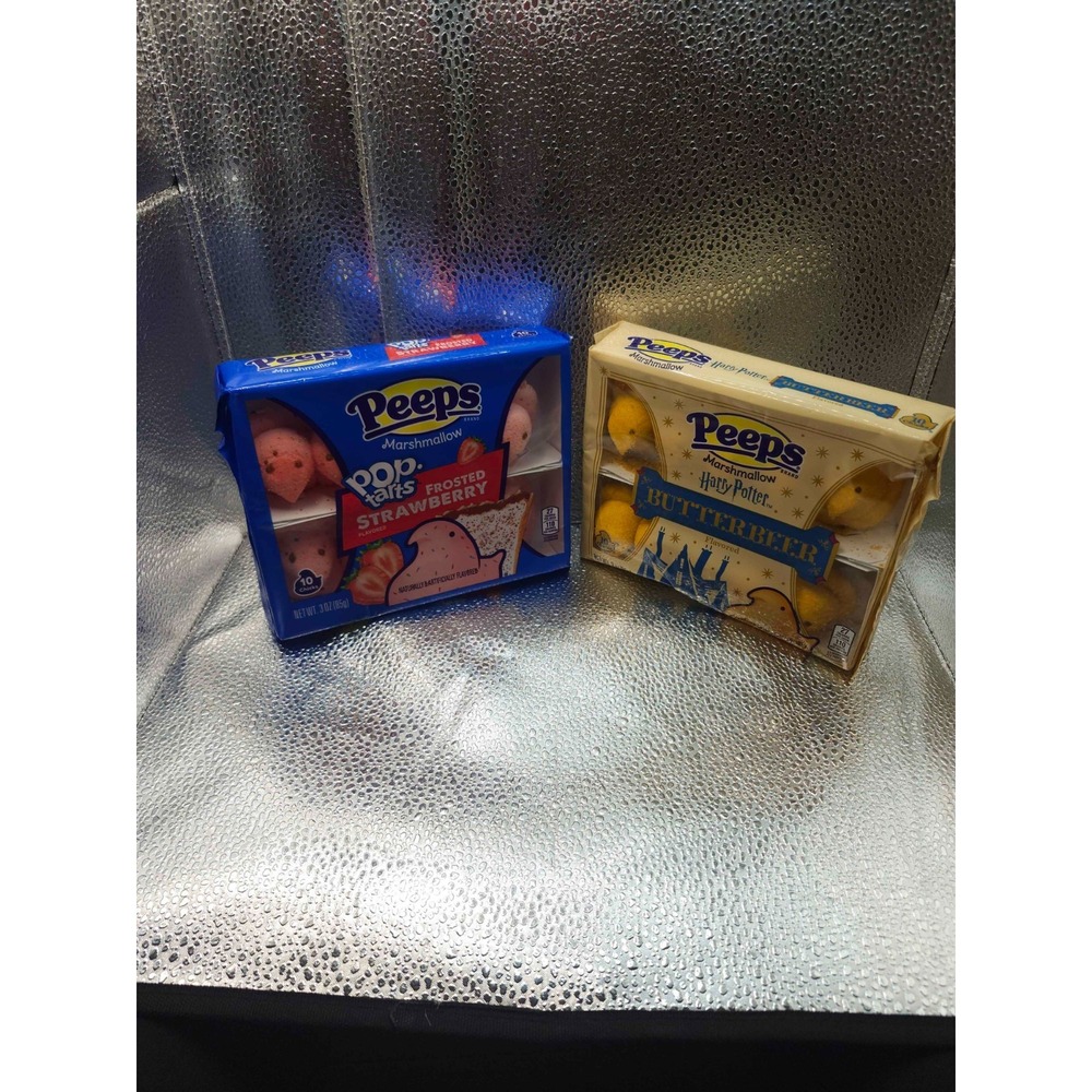 Peeps Harry Potter Butterbeer Marshmallow Chicks & Pop-Tarts Strawberry Set Of 2